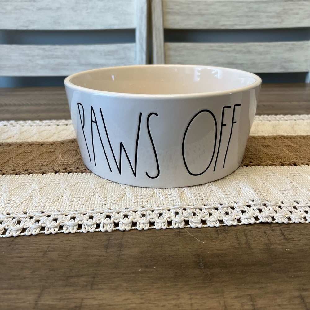 Large Rae Dunn Dog Bowl